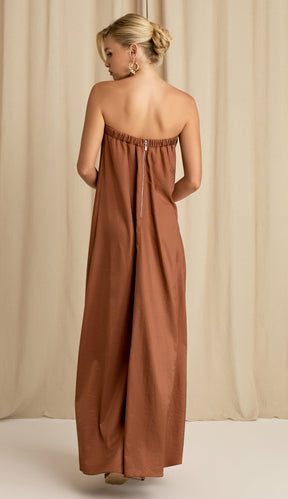 Vestido Eduarda Mocha