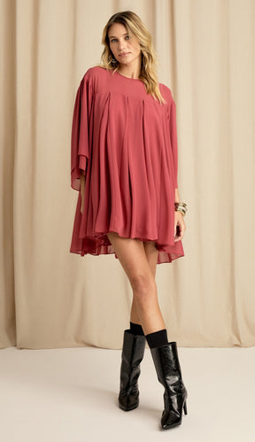 Vestido Elma Framboesa