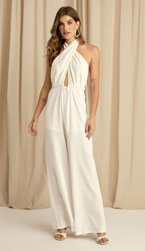 Macacão Augusta Off White