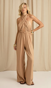 Macacão Augusta Caramelo