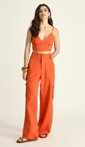 Conjunto Poly Laranja