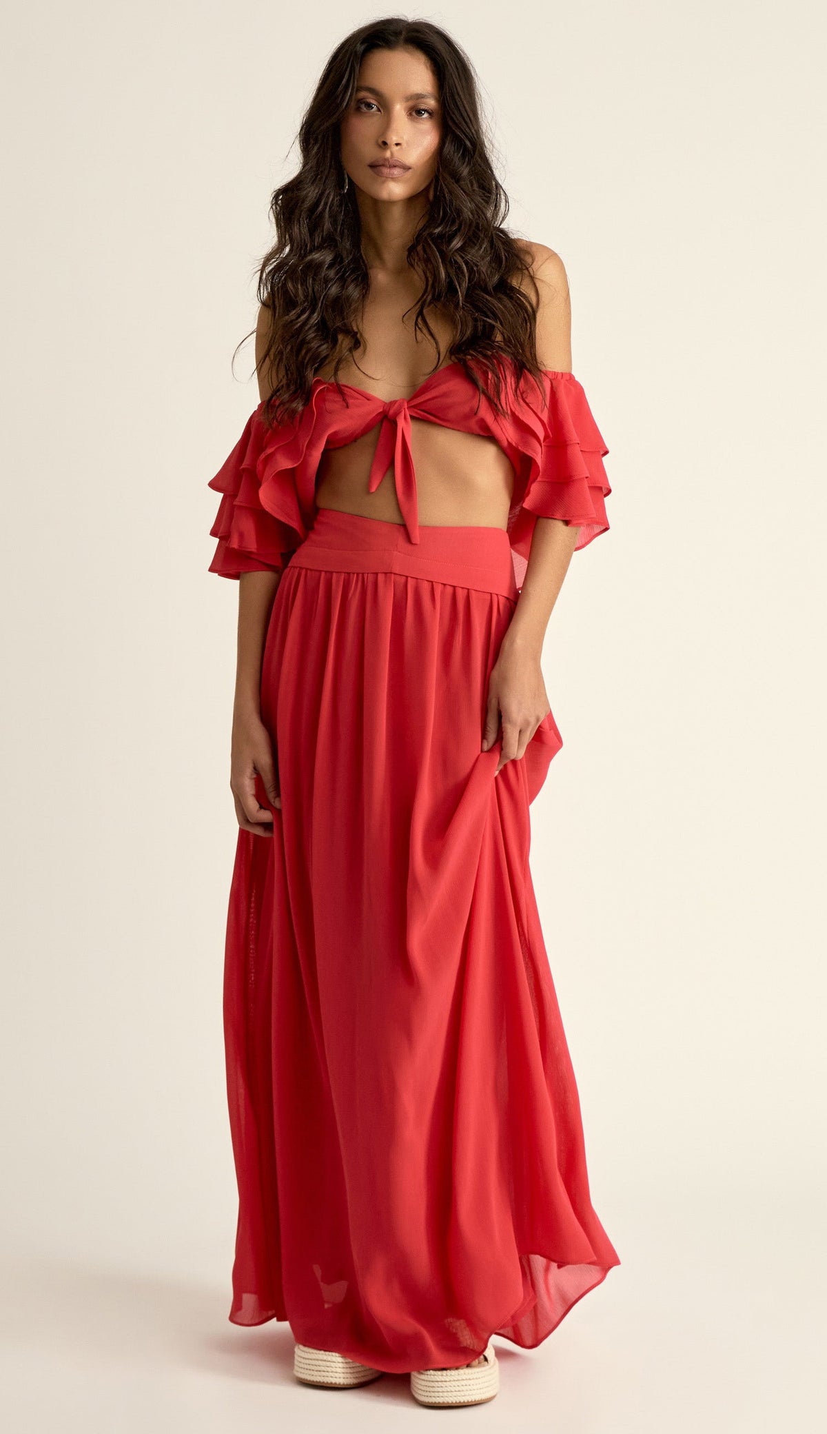 Conjunto Barcelona Cereja