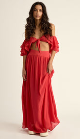 Conjunto Barcelona Cereja