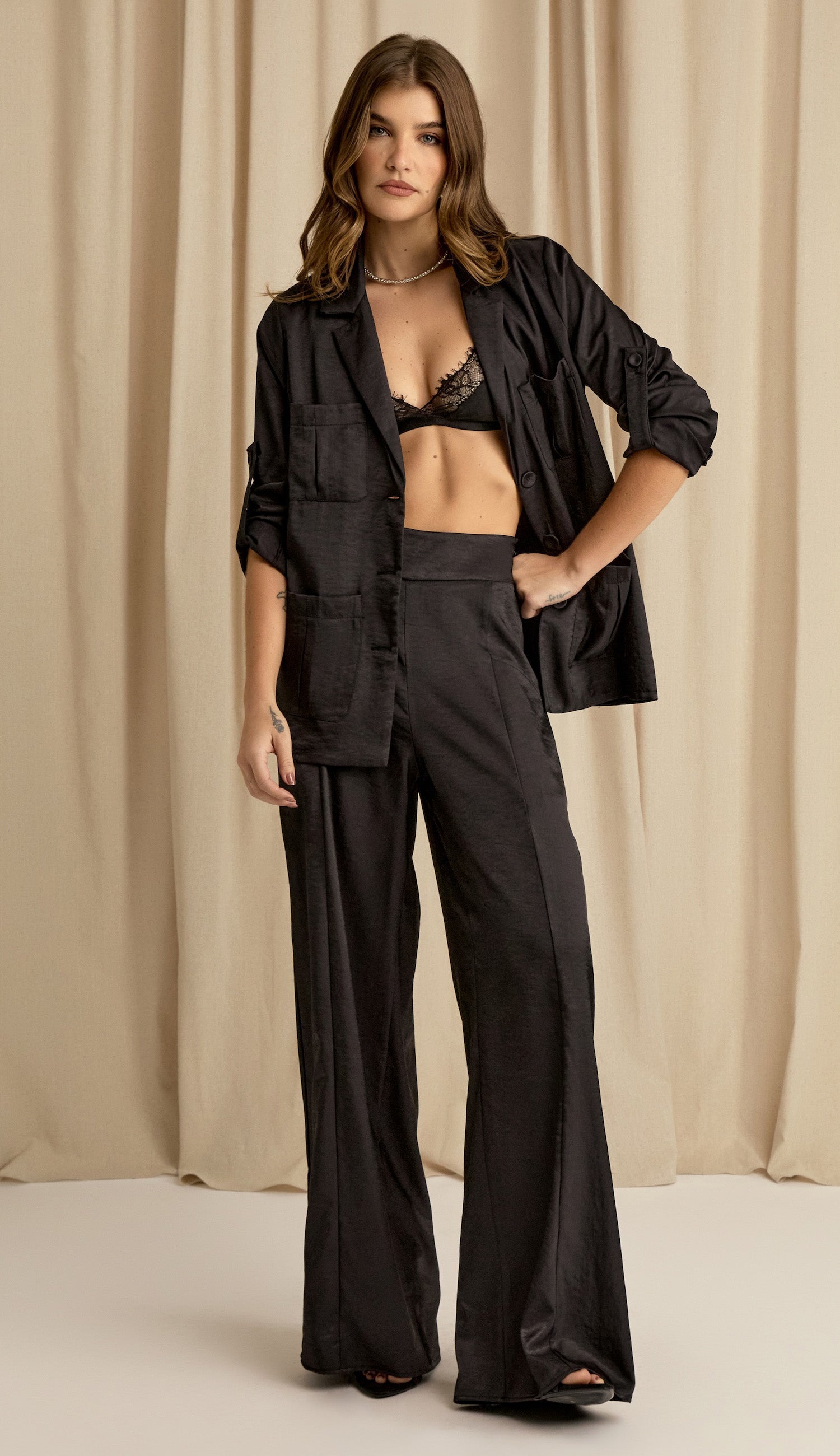 Conjunto Darla Preto