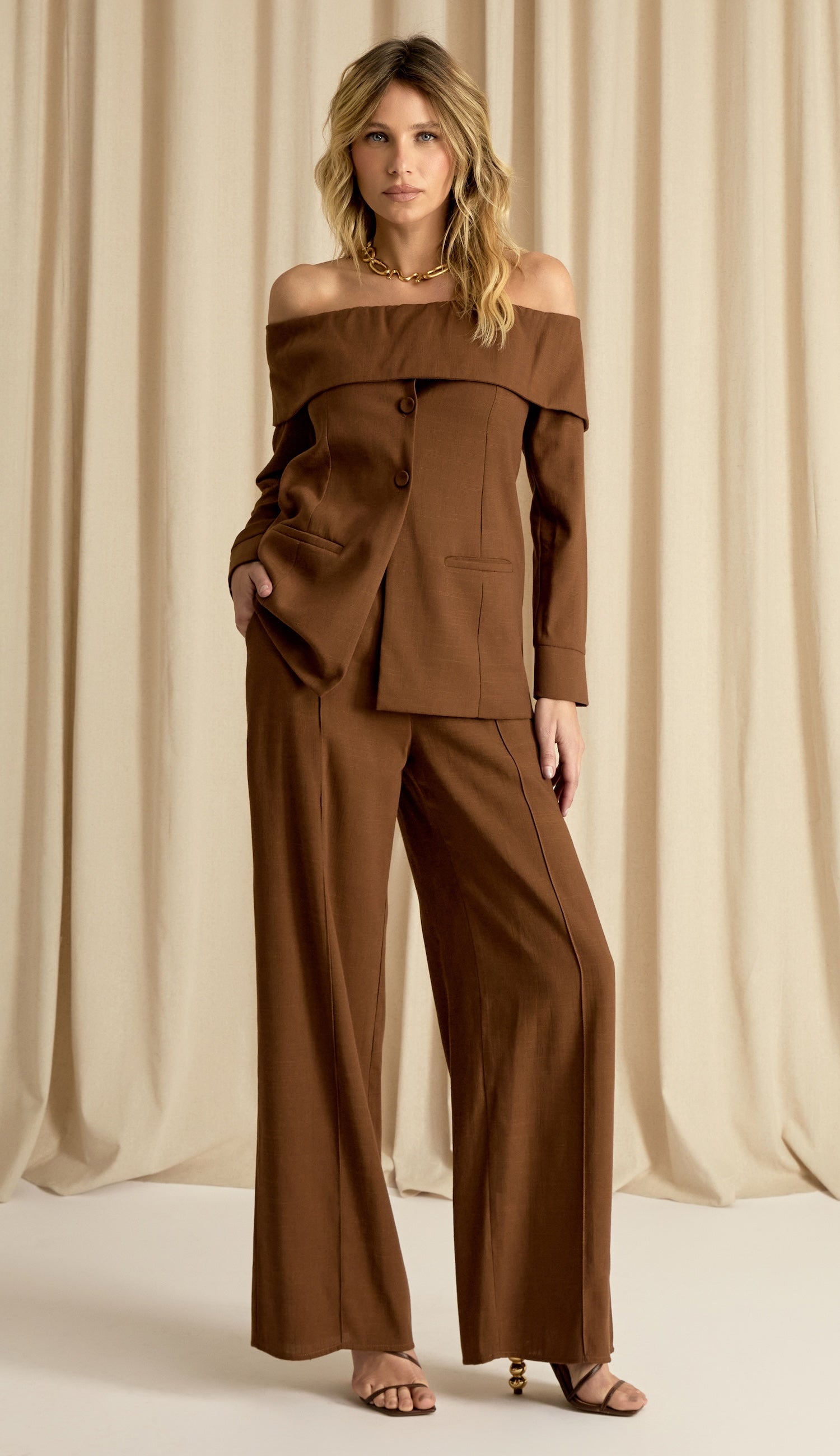 Conjunto Franciele Café