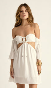 Vestido Aline Off White