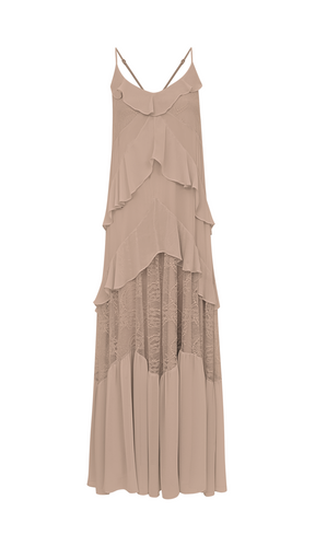 Vestido Constança Mocha