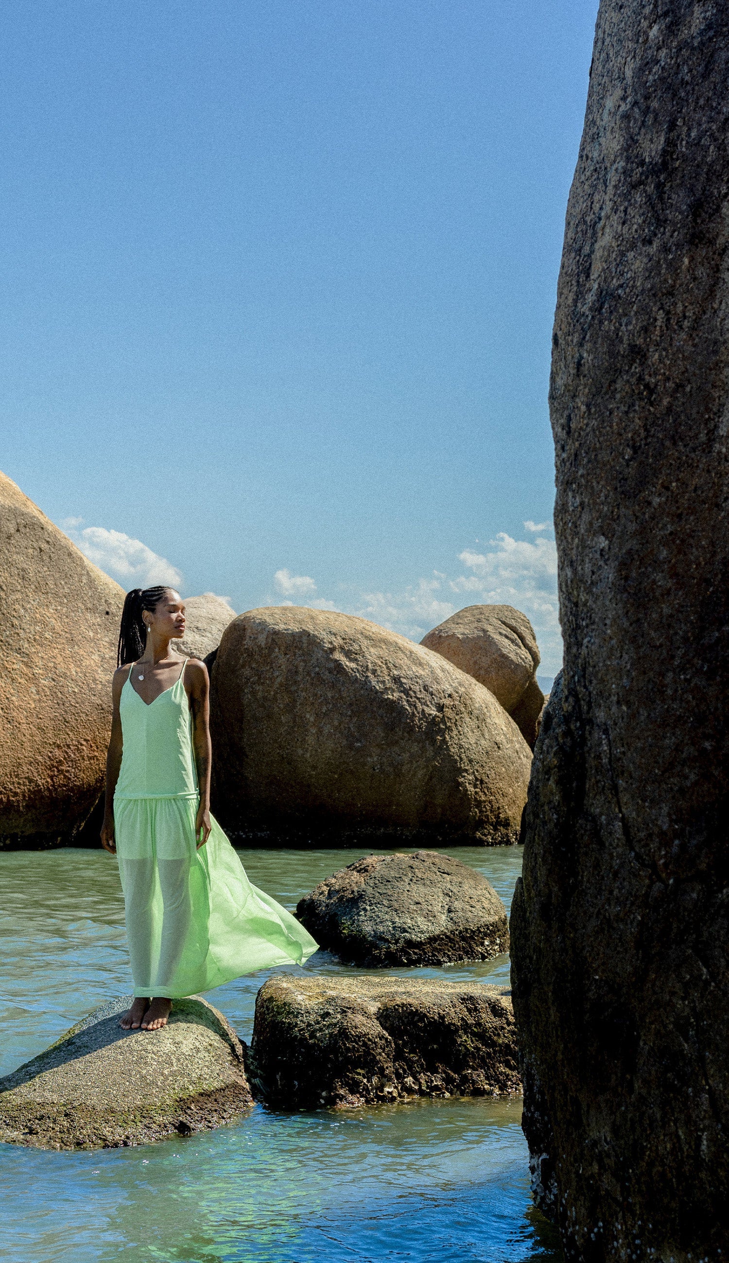 Vestido Amarilis Verde