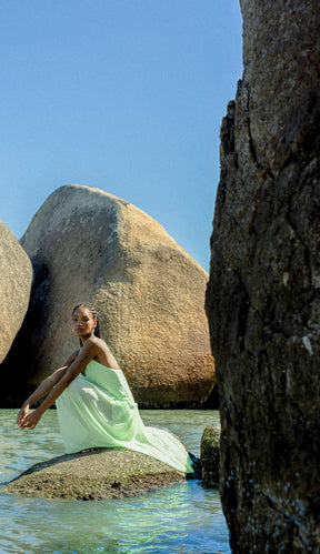 Vestido Amarilis Verde