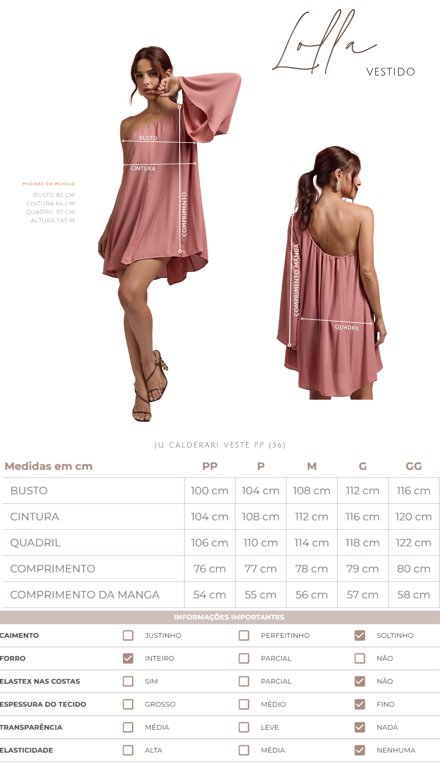 Vestido Lolla Cinza