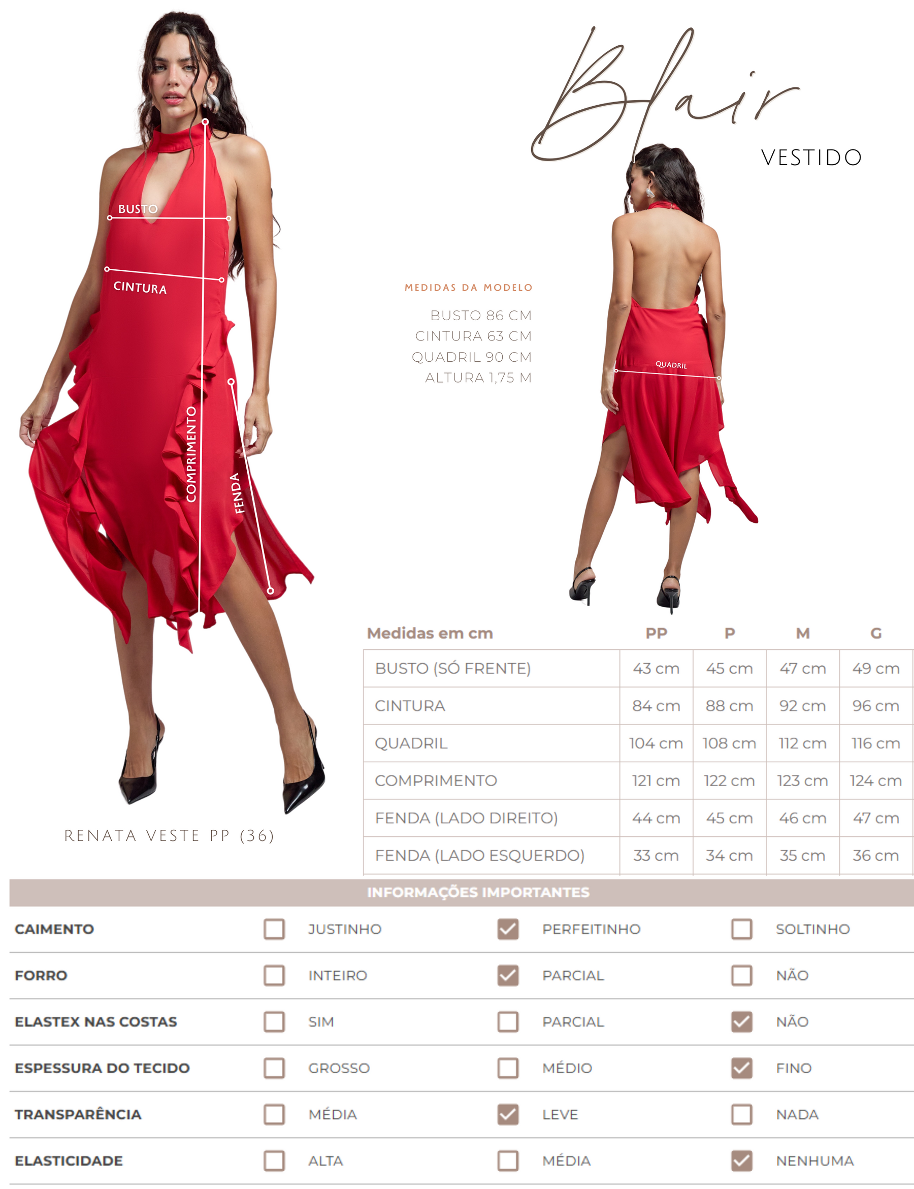 Vestido Blair Pêssego