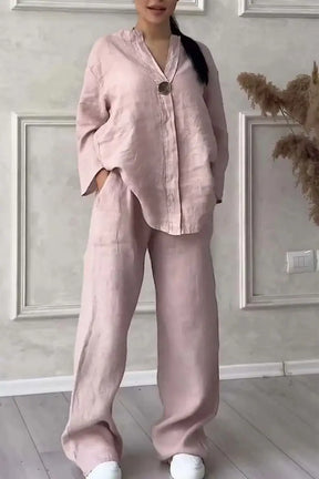 Conjunto Calça e Blusa Elegante