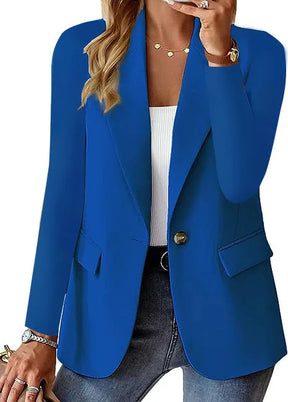 Blazer Feminino Alfaiataria Acinturado Elegance