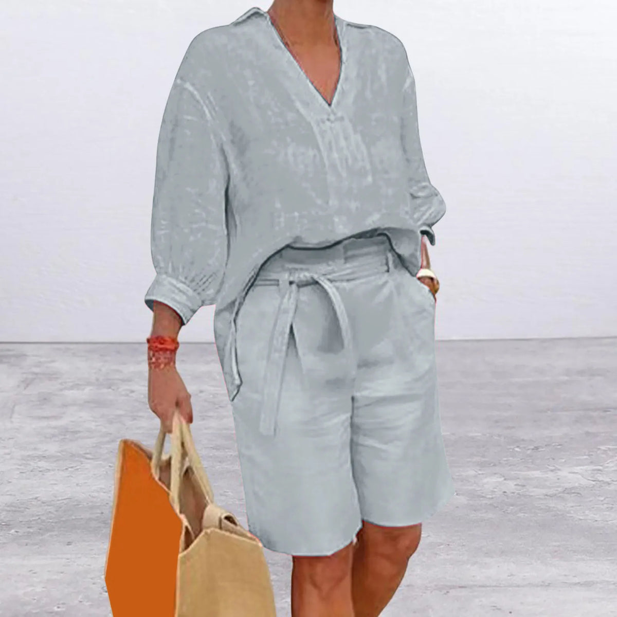 Conjunto Feminino Shorts e Blusa Jeniffer