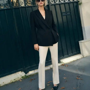 Blazer Feminino Alfaiataria Preto