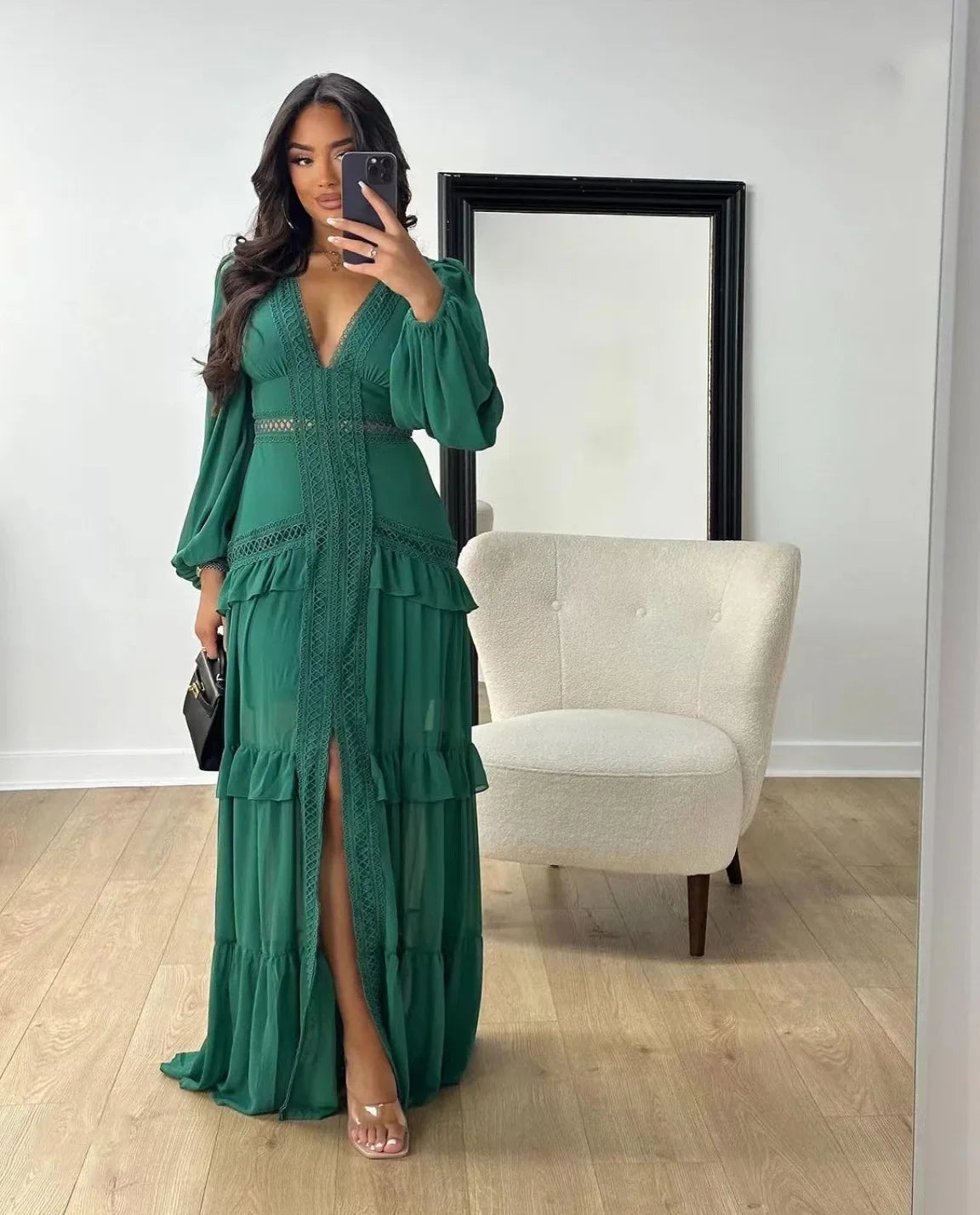 Vestido Boho Chic longo