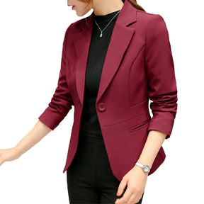 Blazer Feminino Slim  Manga Longa