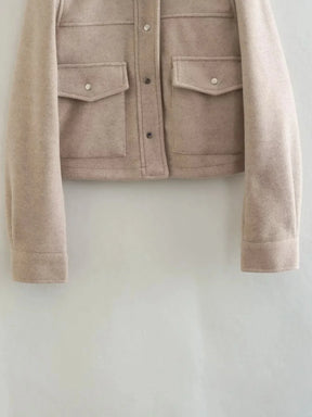 Jaqueta Cropped Feminina