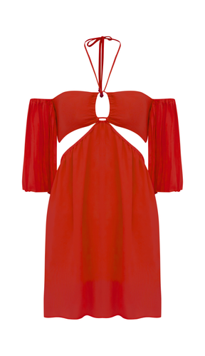 Vestido Aline Cereja