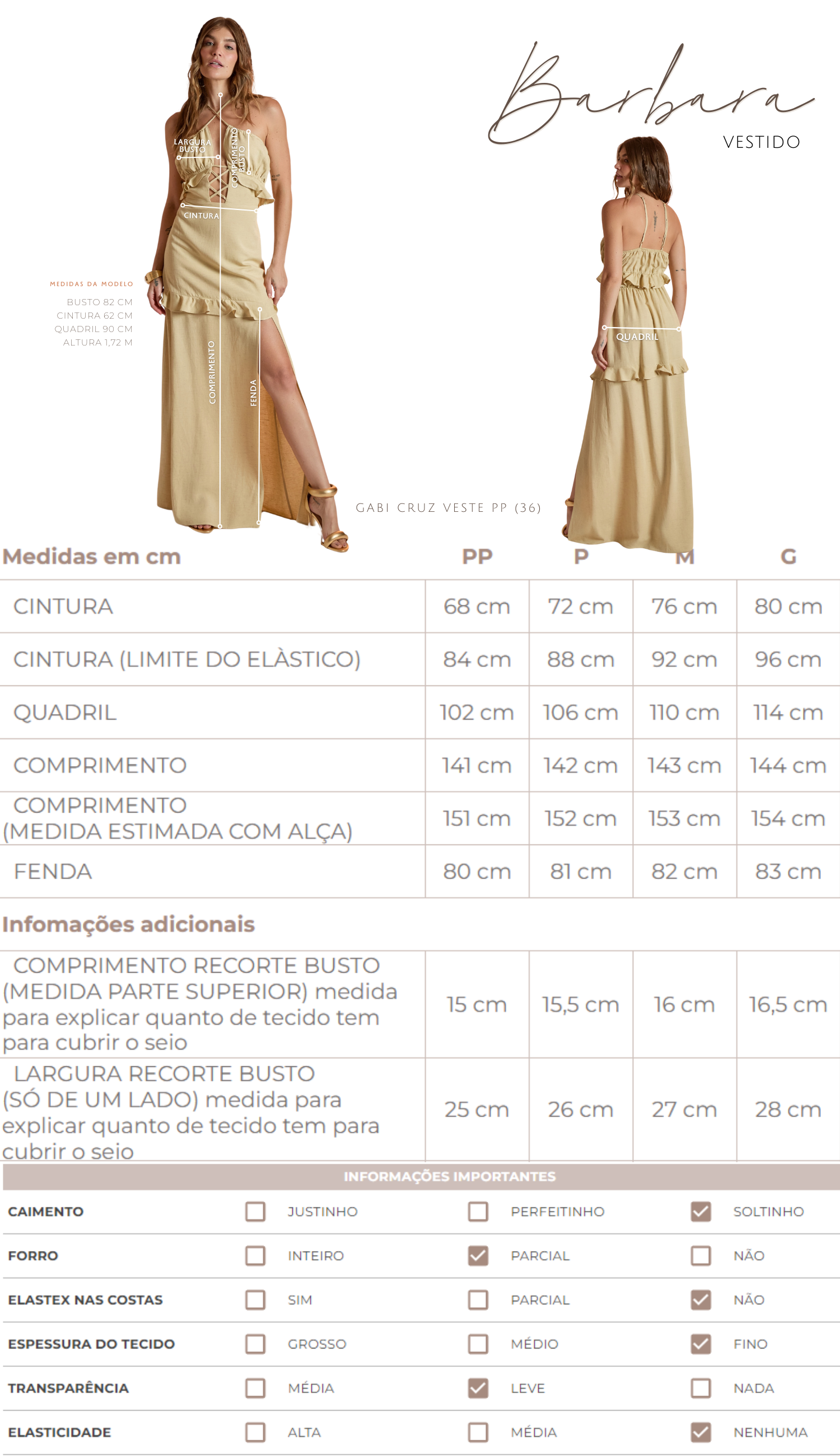 Vestido Barbara Amarelo