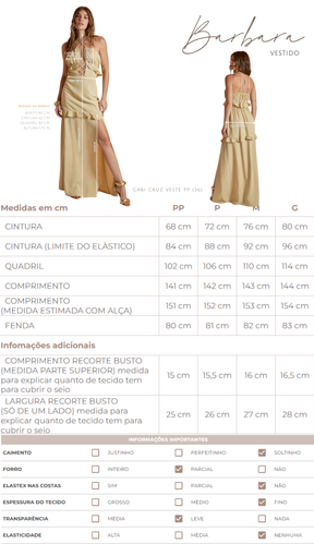 Vestido Barbara Natural