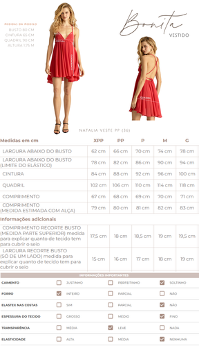 Vestido Bonita Cereja