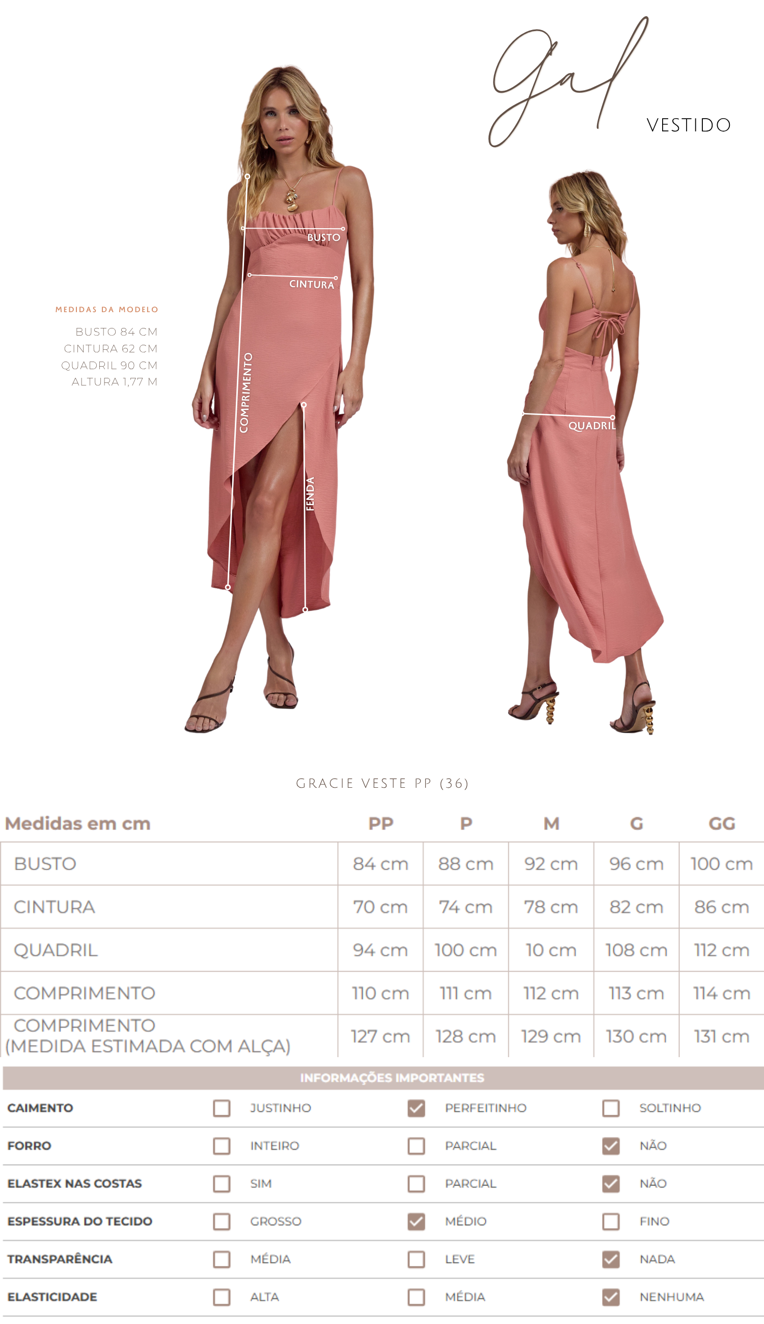 Vestido Gal Chantilly