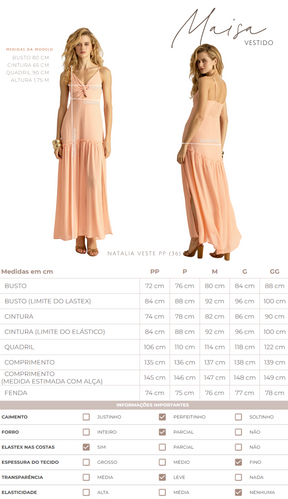 Vestido Maísa Chantilly