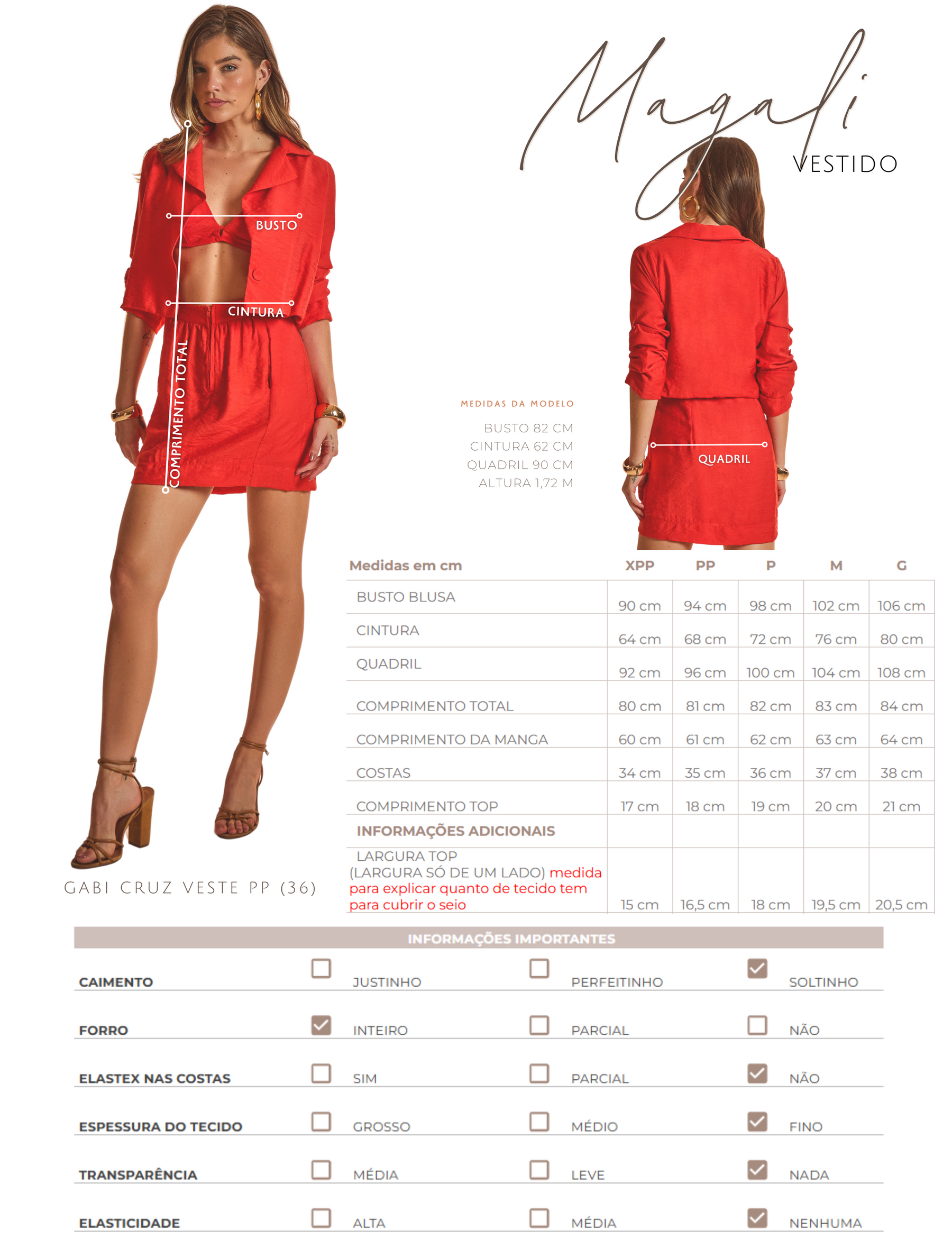 Vestido Magali Coral