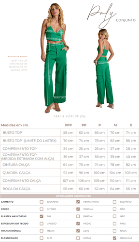 Conjunto Poly Laranja