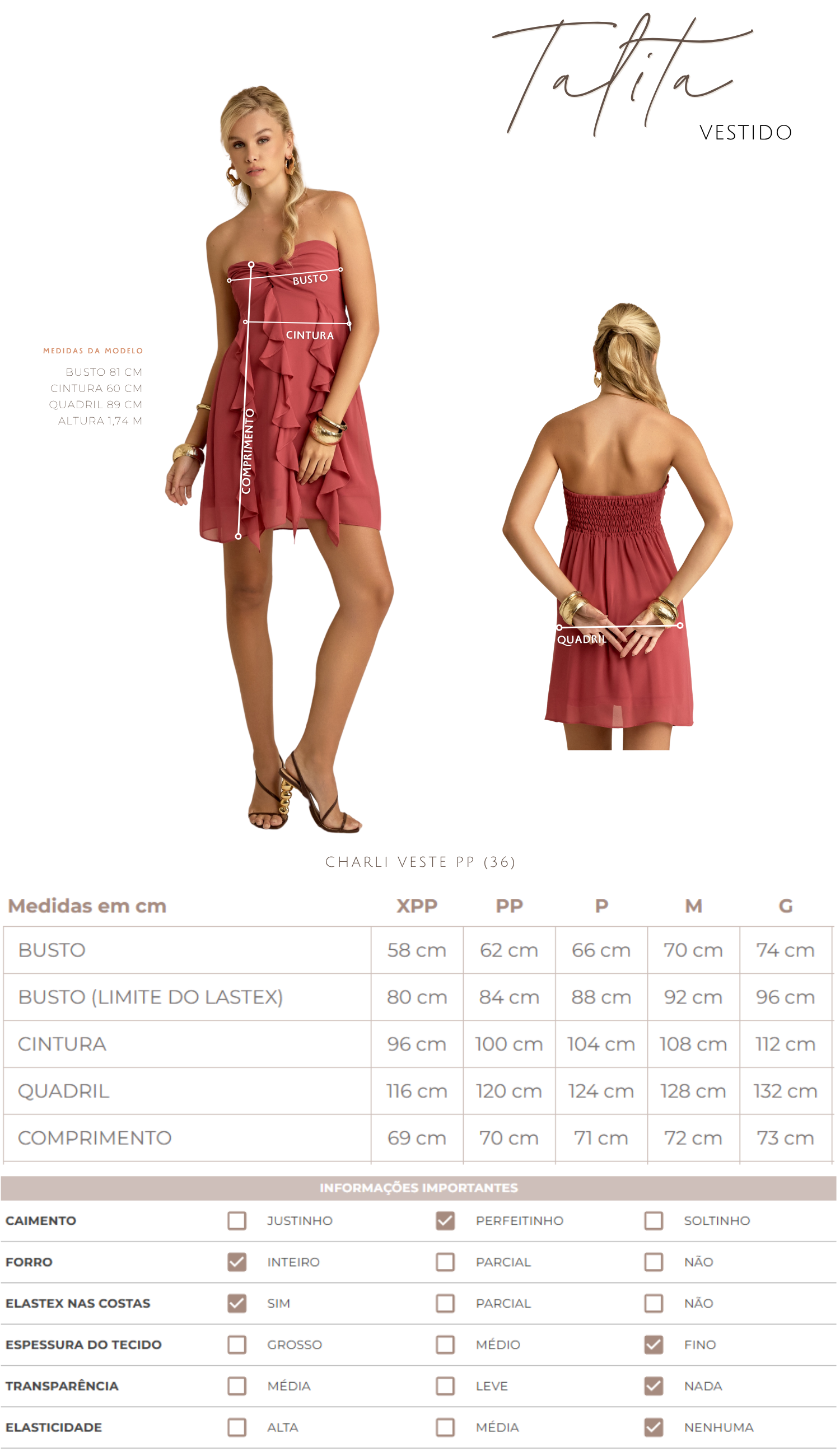 Vestido Talita Vinho