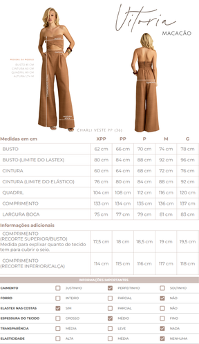 Macacão Vitória Preto